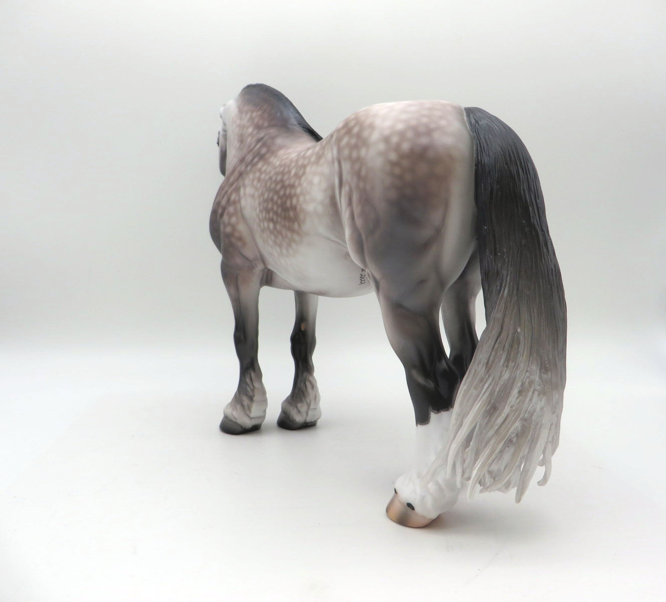 Tintagel-OOAK Rose Grey Heavy Draft By Caroline Boydston 8/15/22