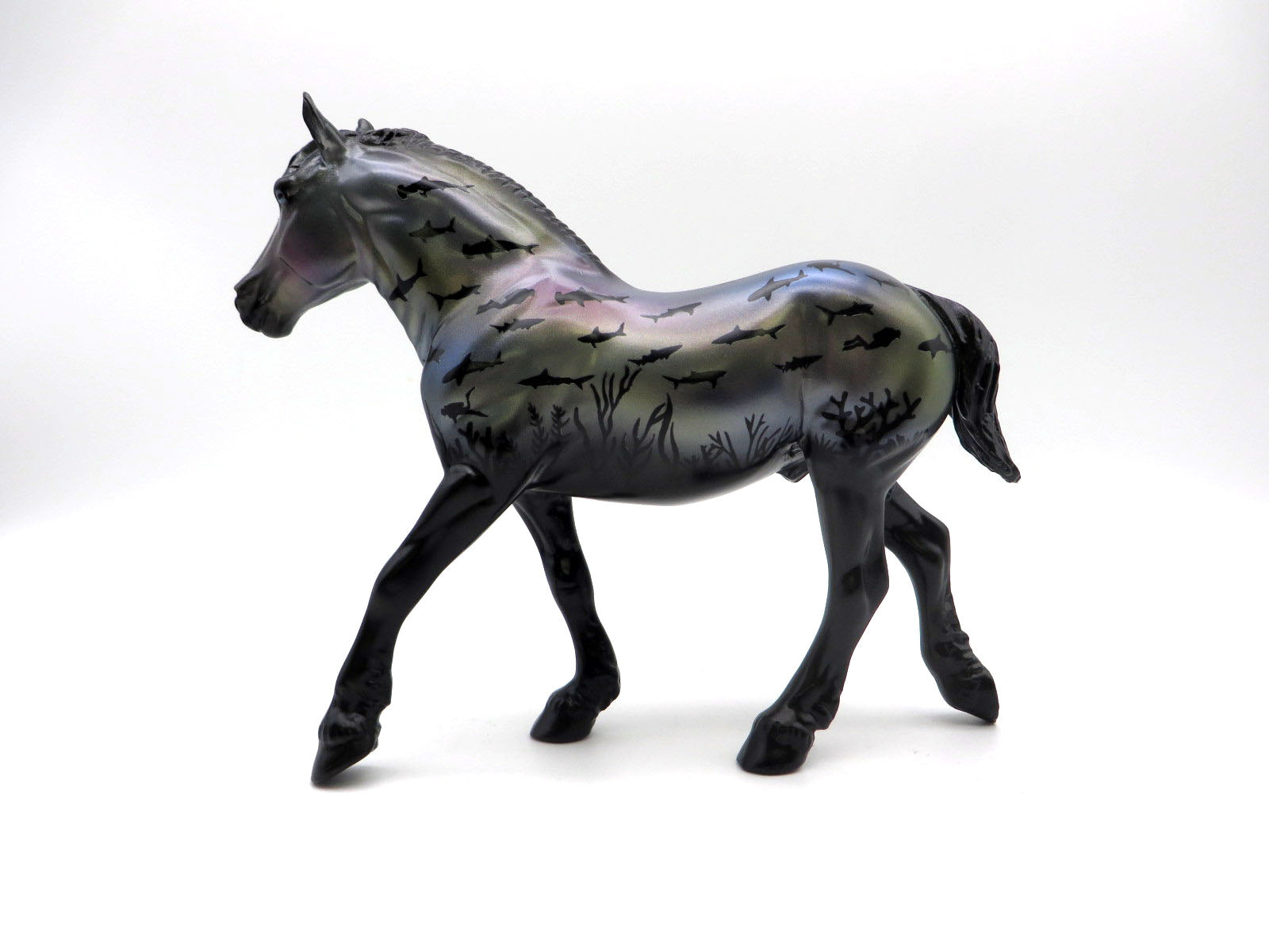 Sharko-OOAK Deco Pebbles Draft Shark Week 22