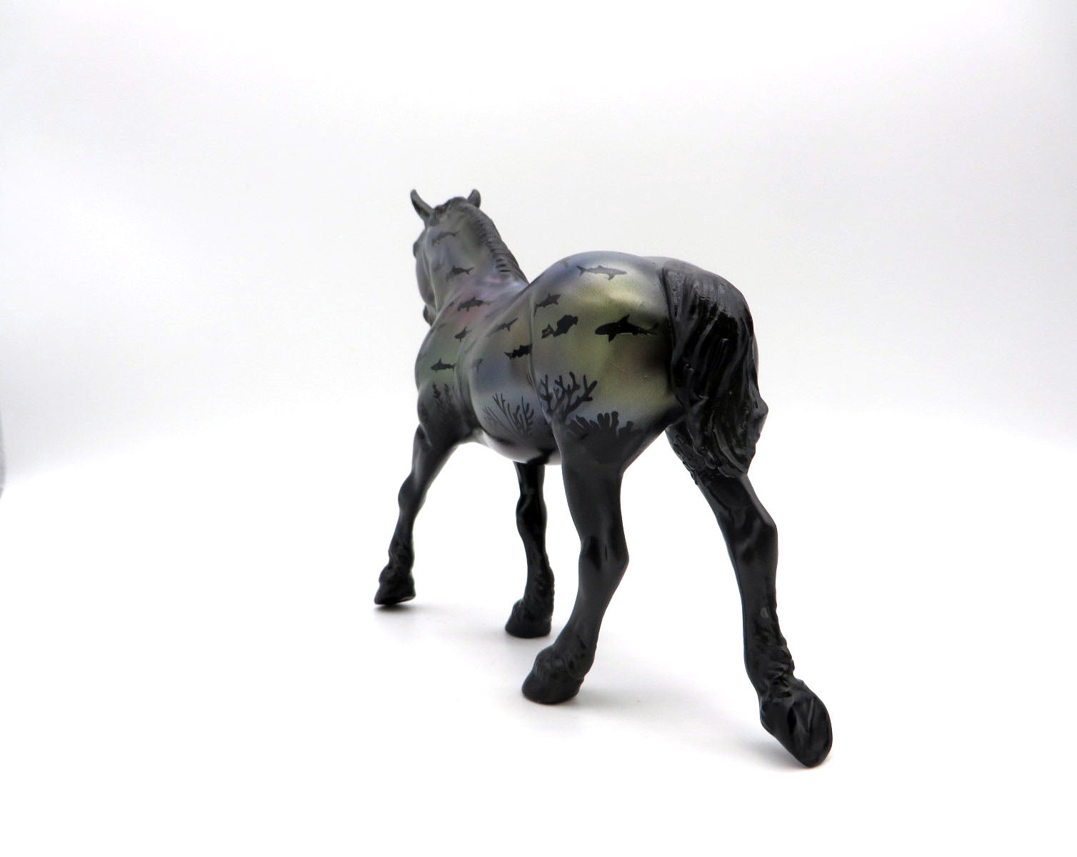 Sharko-OOAK Deco Pebbles Draft Shark Week 22