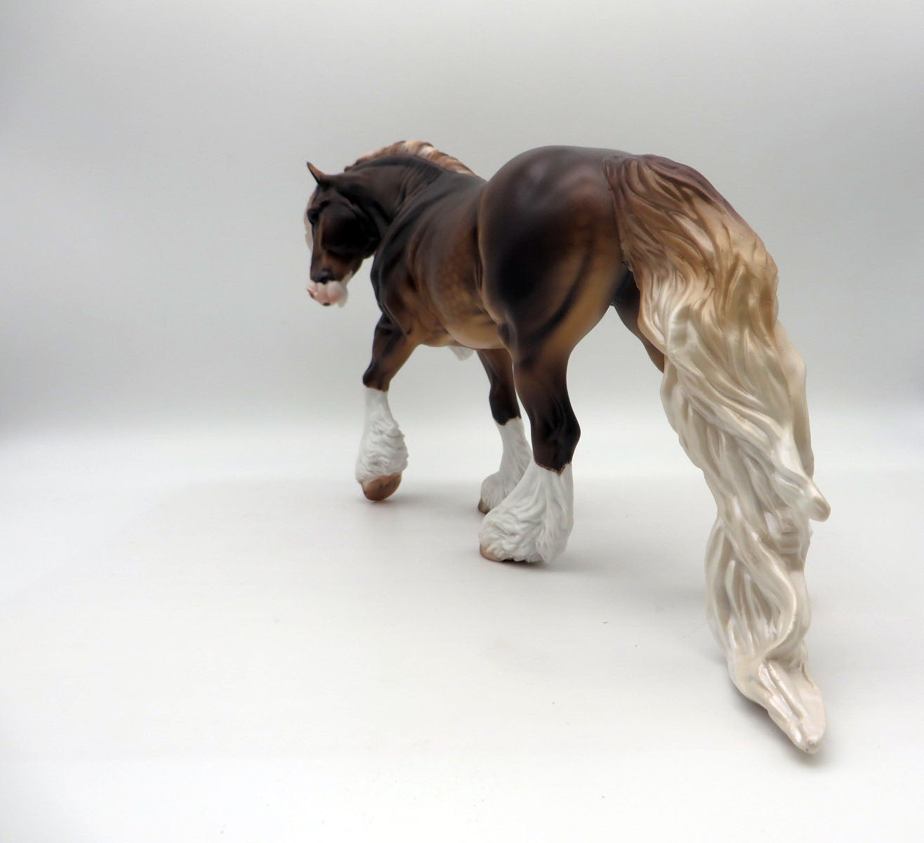 Lewis-OOAK Silver Dapple Cob Painted By Caroline Boydston AOTH 22