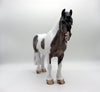 Cumbria-OOAK Bay Roan Pinto Draft Painted By Caroline Boydston AOTH 22