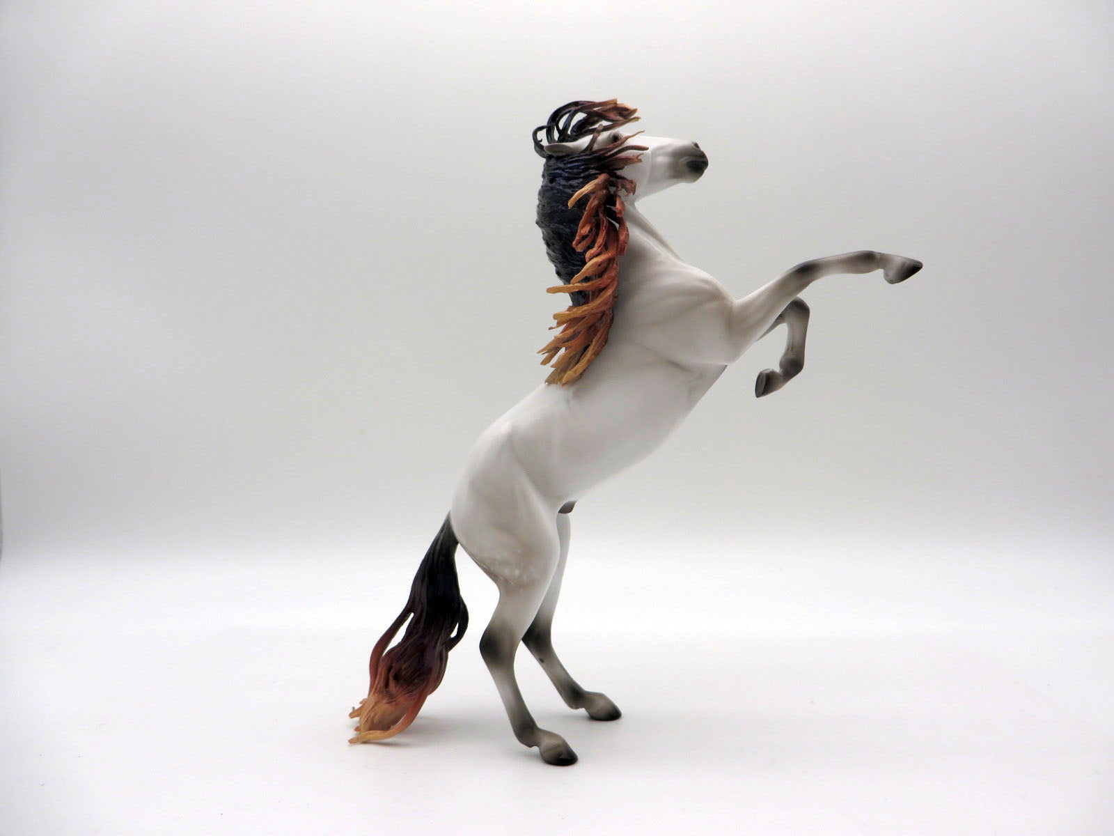 Stallions of Dawn-OOAK Rose Grey Pebbles Draft Painted By Ashely Palmer AOTH 22
