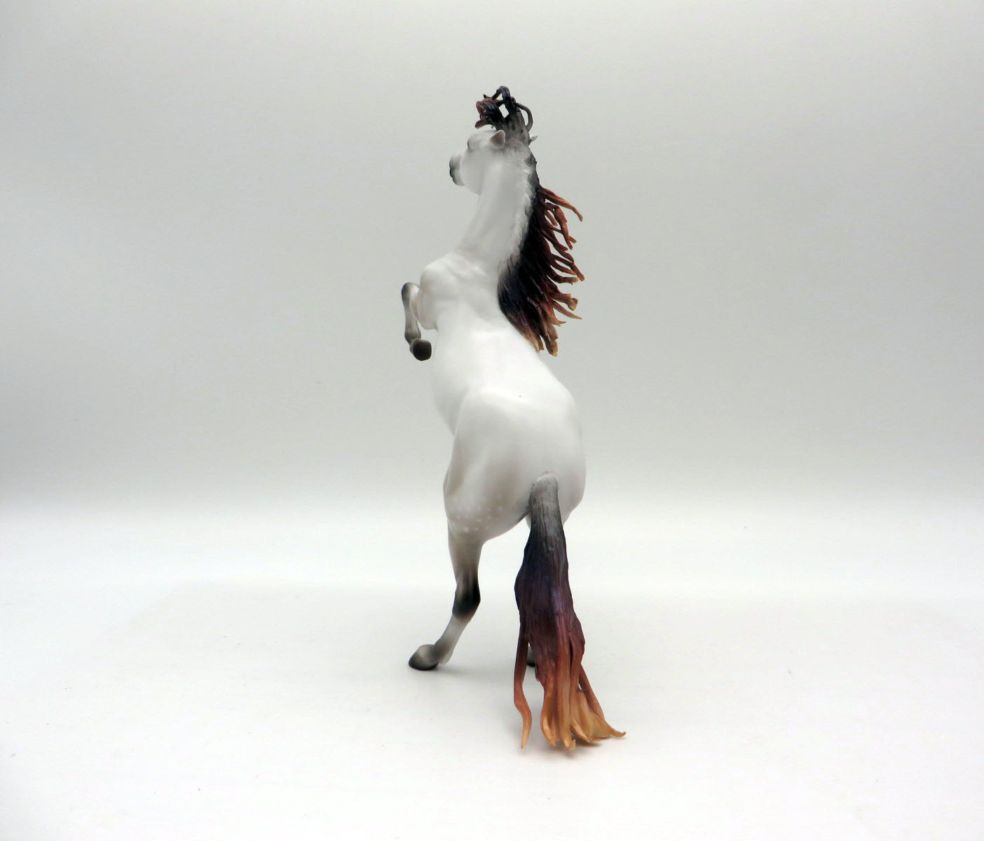 Stallions of Dawn-OOAK Rose Grey Pebbles Draft Painted By Ashely Palmer AOTH 22