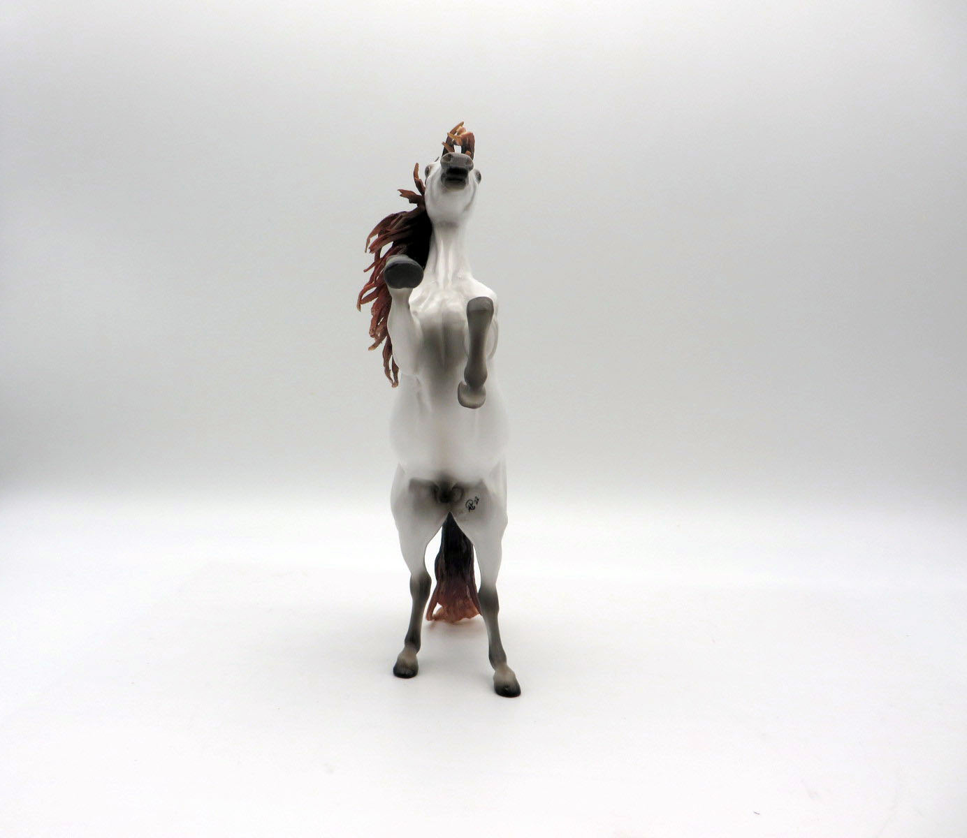 Stallions of Dawn-OOAK Rose Grey Pebbles Draft Painted By Ashely Palmer AOTH 22