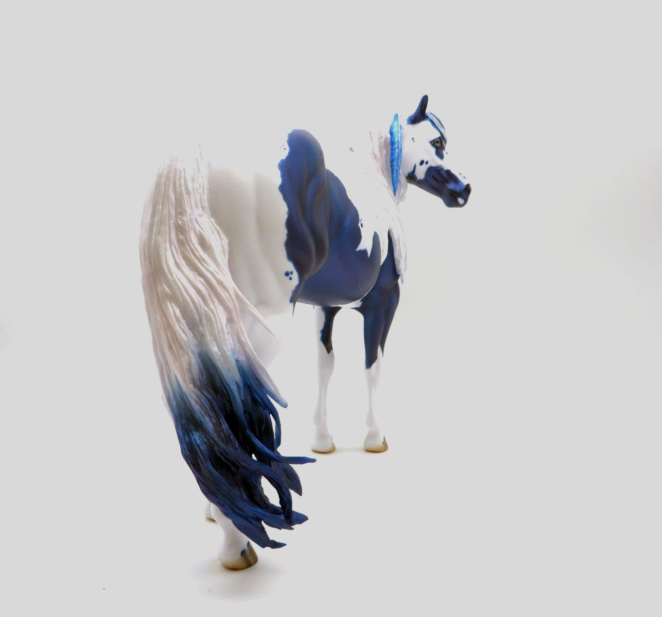 Blue Swift One-OOAK Deco ISH Painted By Carrie Keller AOTH 22