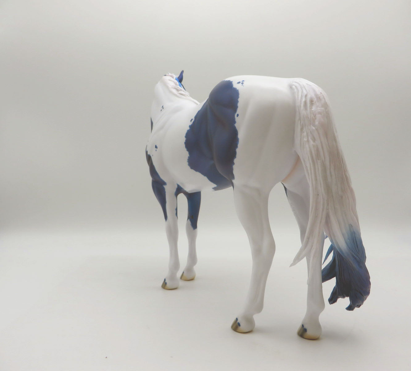 Blue Swift One-OOAK Deco ISH Painted By Carrie Keller AOTH 22