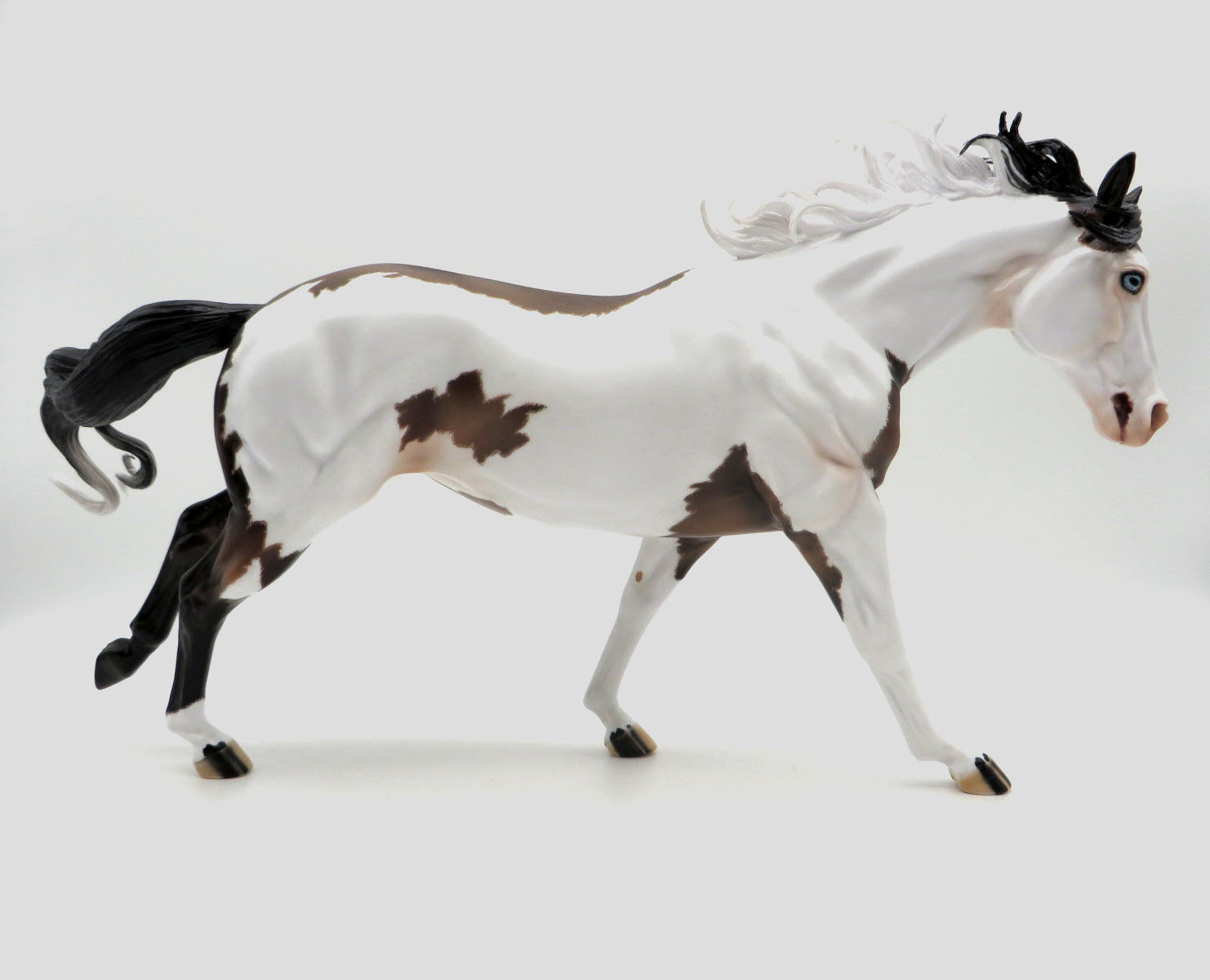 PASSING OF A HERO-Running Stock Horse Paint By Julie Keim AOTH 22