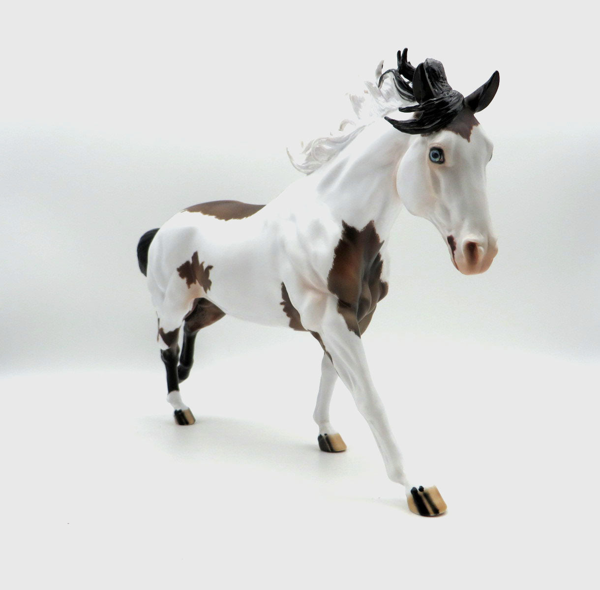 PASSING OF A HERO-Running Stock Horse Paint By Julie Keim AOTH 22