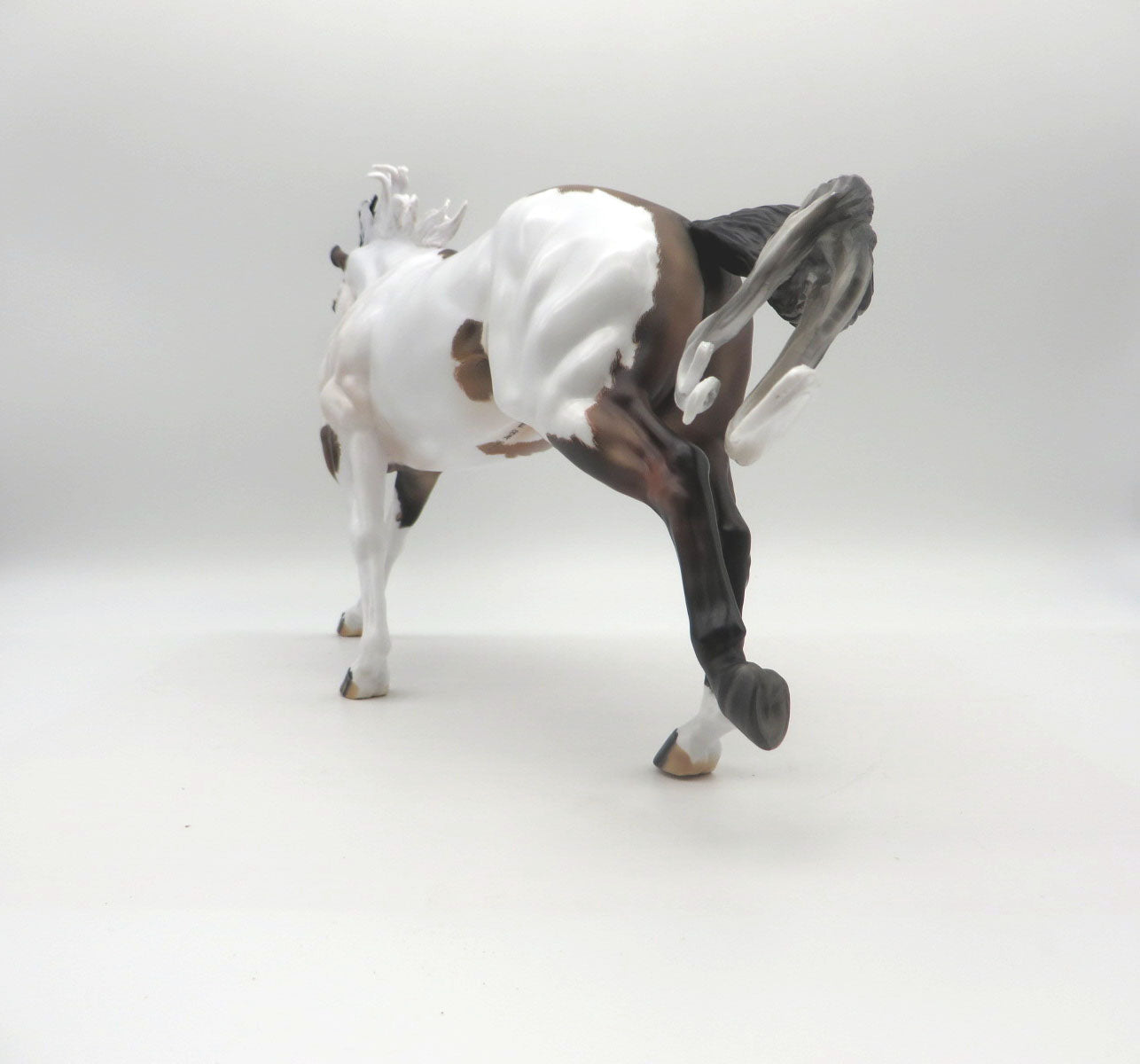 PASSING OF A HERO-Running Stock Horse Paint By Julie Keim AOTH 22