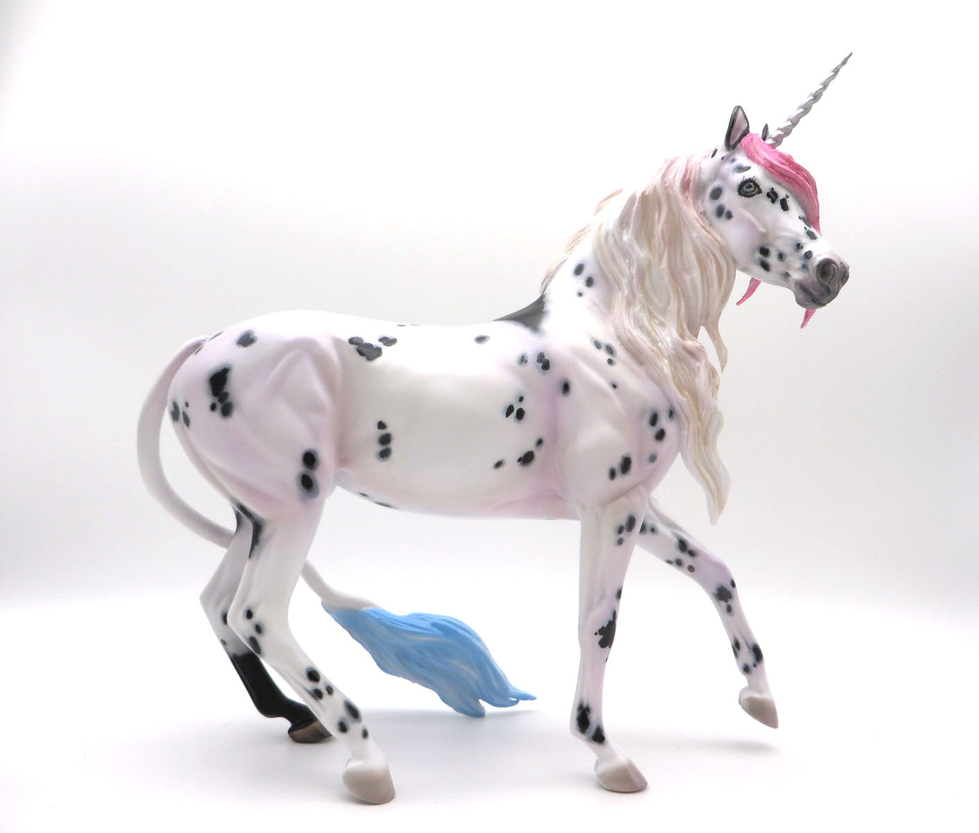 The Spotted Unicorn-OOAK Spotted Arabian Mare By Julie Keim  AOTH 22