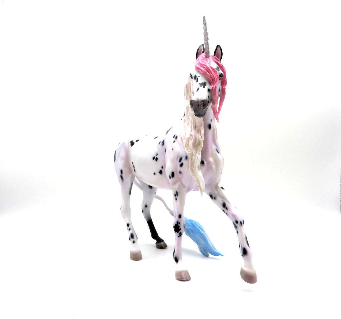 The Spotted Unicorn-OOAK Spotted Arabian Mare By Julie Keim  AOTH 22