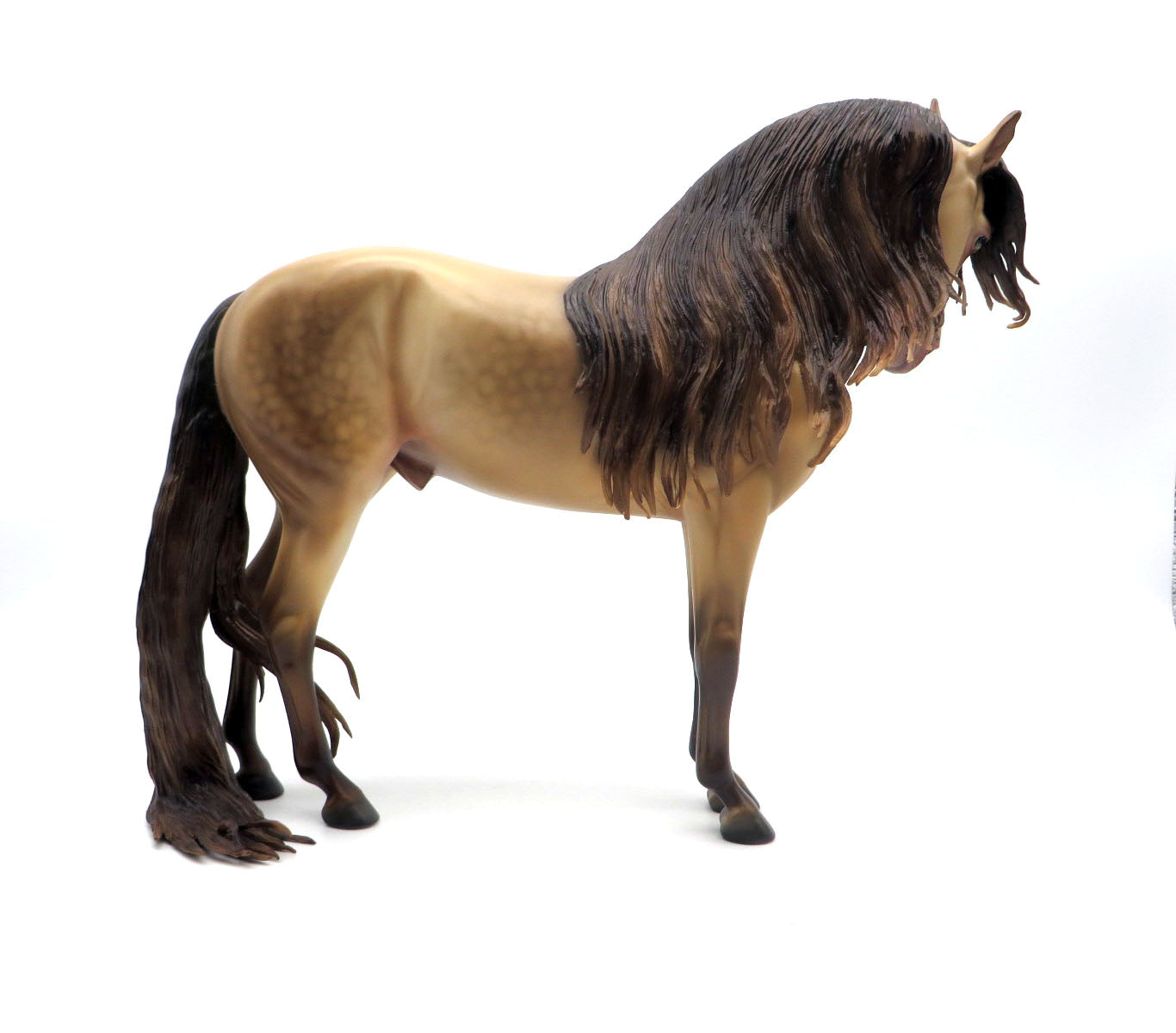 Astraus-OOAK Dapple Champagne Andalusian By Carrie Keller AOTH 22