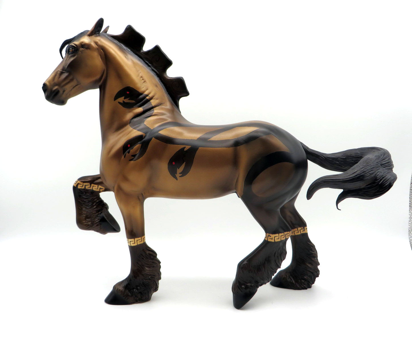 Heracles-OOAK Deco Trotting Drafter By Dawn Quick AOTH 22