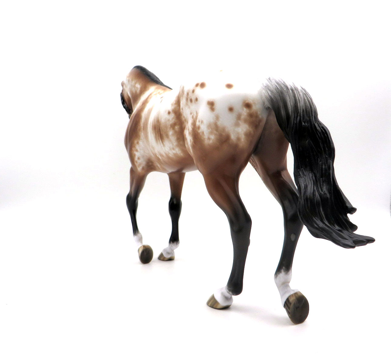 Foolin Yourself-OOAK Bay Appaloosa Thoroughbred By Sheryl Leisure 9/2