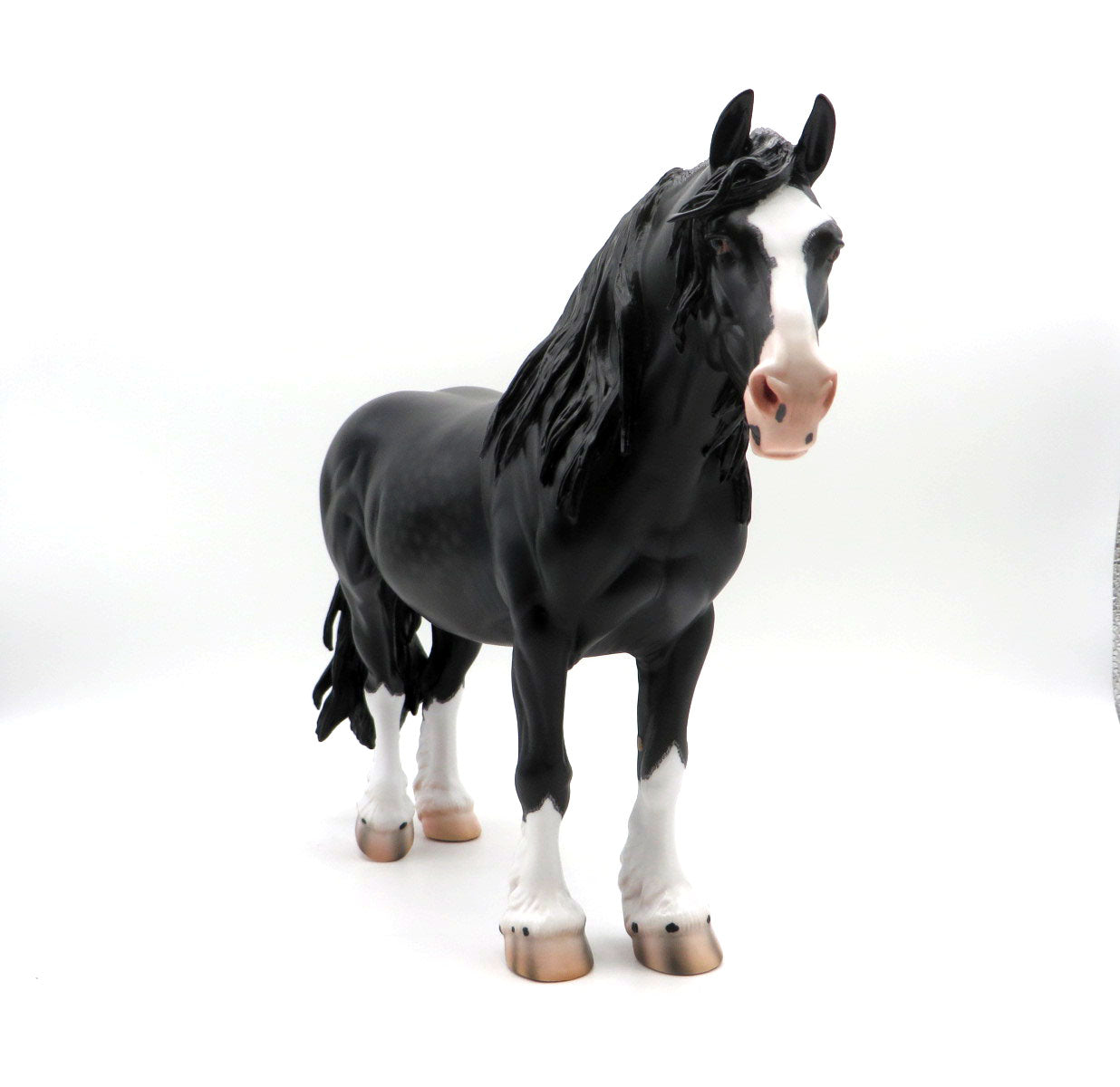 Somerset-OOAK Dapple Black Heavy Draft By Caroline Boydston 8/24/22