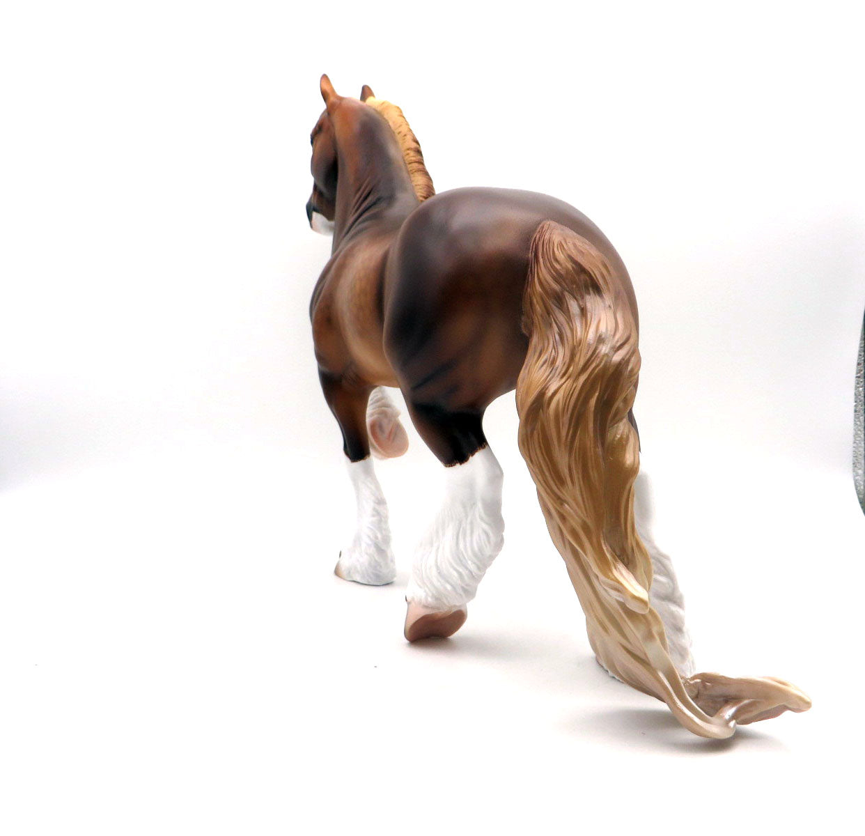 Buford-OOAK Dapple Chestnut Trotting Draft By Caroline Boydston 8/24/22