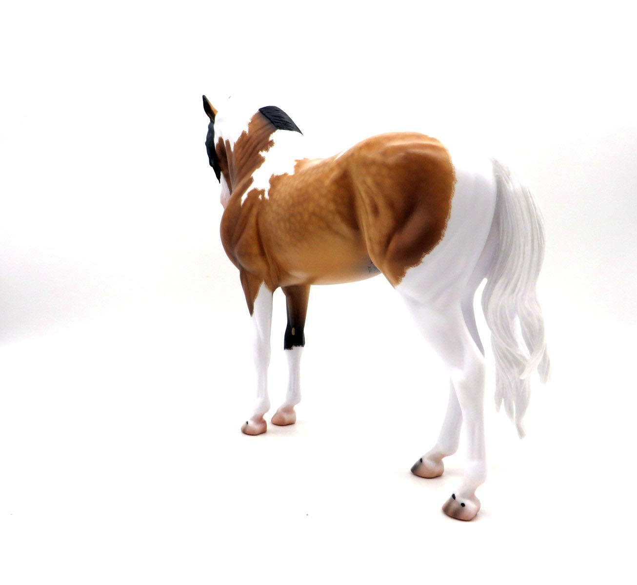 Plymouth-OOAK Dapple Etched Buckskin Pinto Andalusian By Caroline Boydston 8/24/22