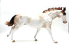 Dust in the Wind-OOAK Roan Sabino Running Stock Horse Painted by Sheryl Leisure BO LHS 22