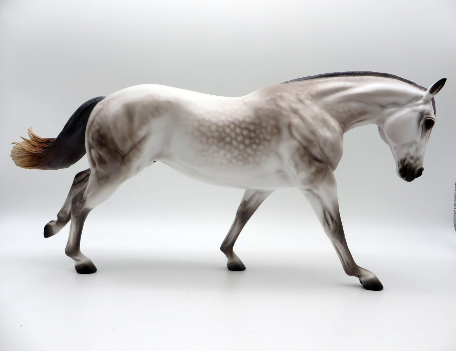 Grohl-OOAK Mulberry Grey Running Stock Horse By Caroline Boydston 11/14/22