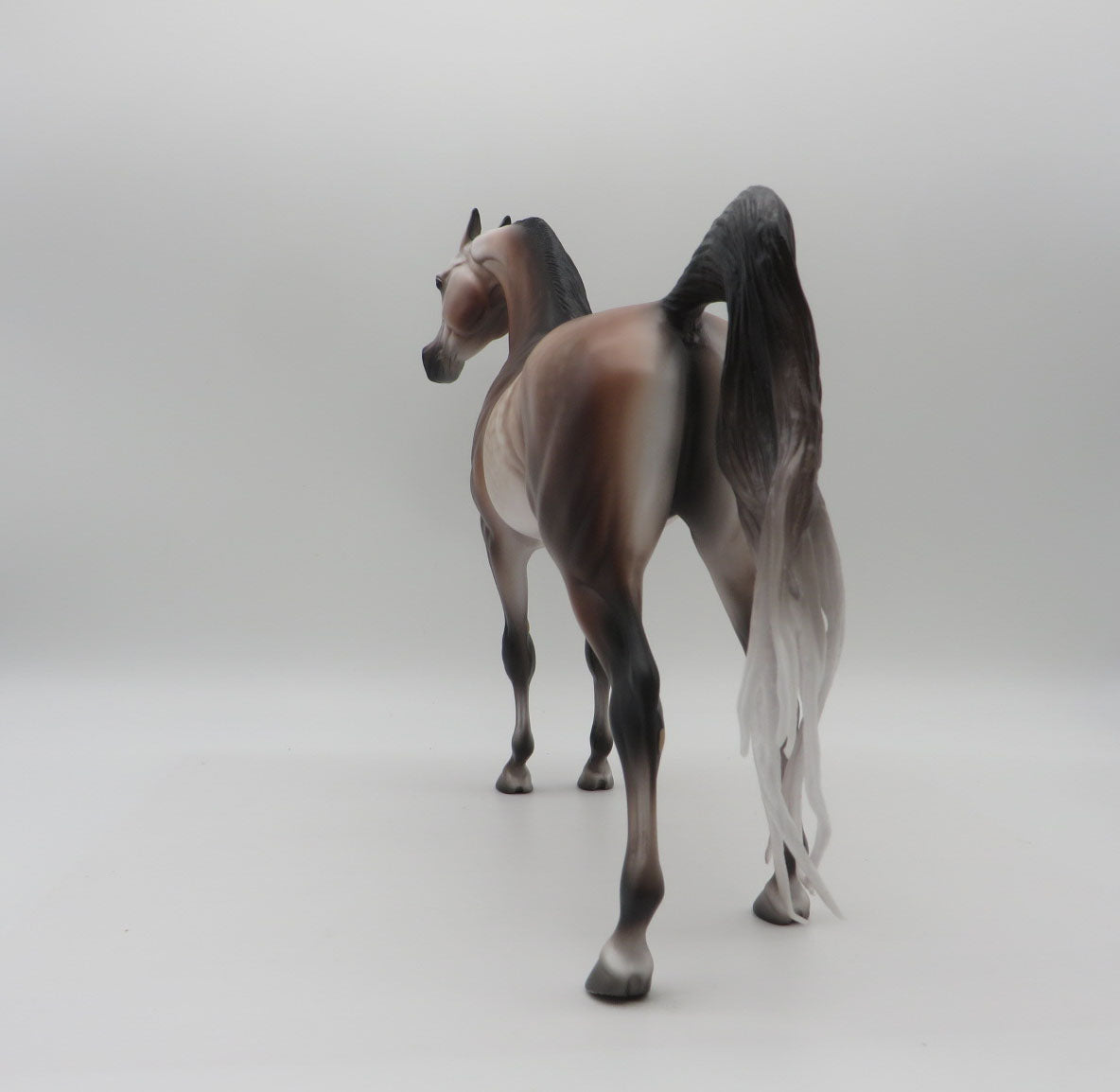 Year of the Fox-OOAK Dapple Rose Grey Arabian By Caroline Boydston 11/14/22