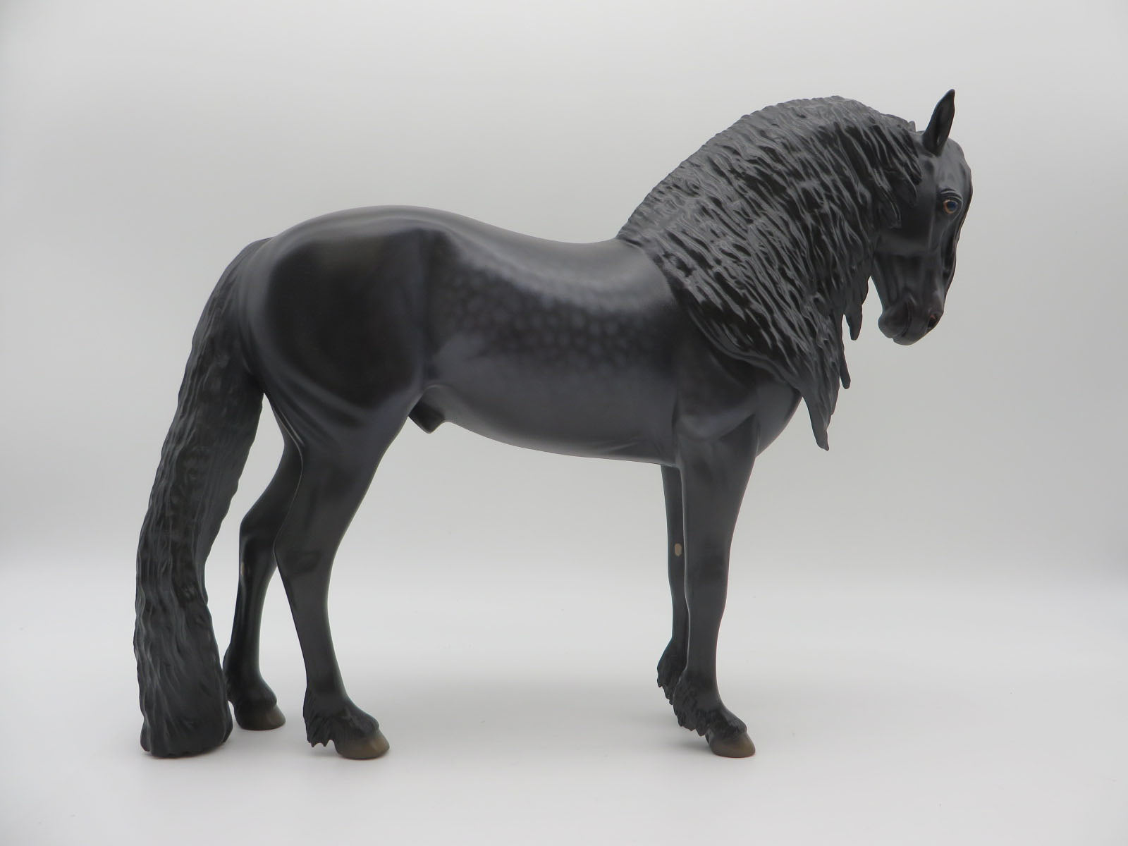 Lombardo-OOAK Dapple Black Andalusian By Caroline Boydston 11/14/22