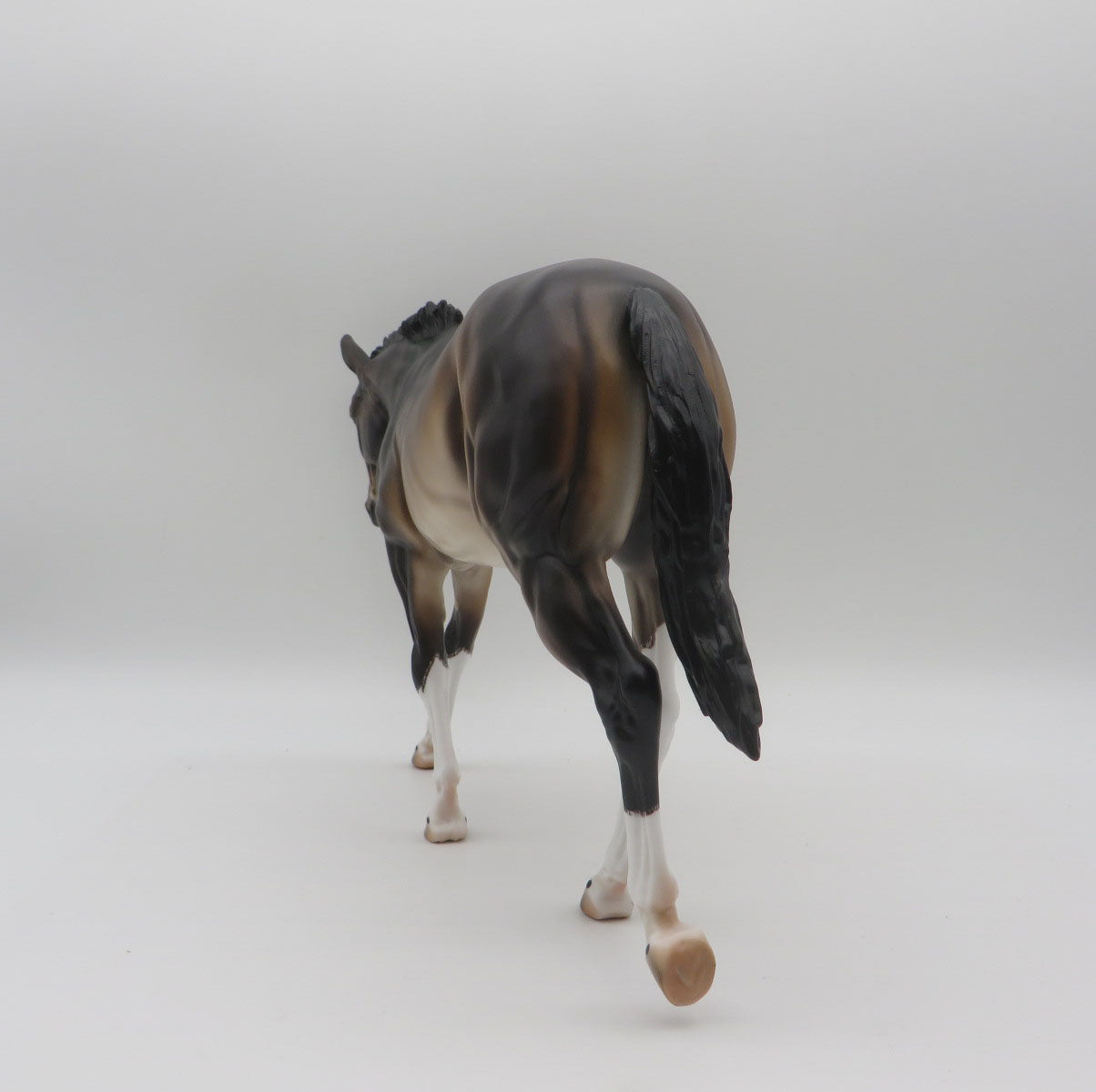 Carmassi-OOAK Dapple Bay Mule By Caroline Boydston 11/14/22