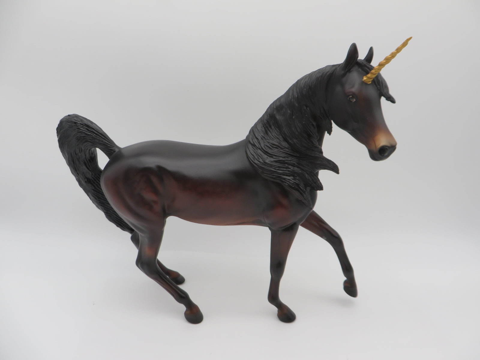 Myrrh - OOAK - Unicorn Arabian Mare By Angela Marleau- Christmas Tails 2022 - CT22