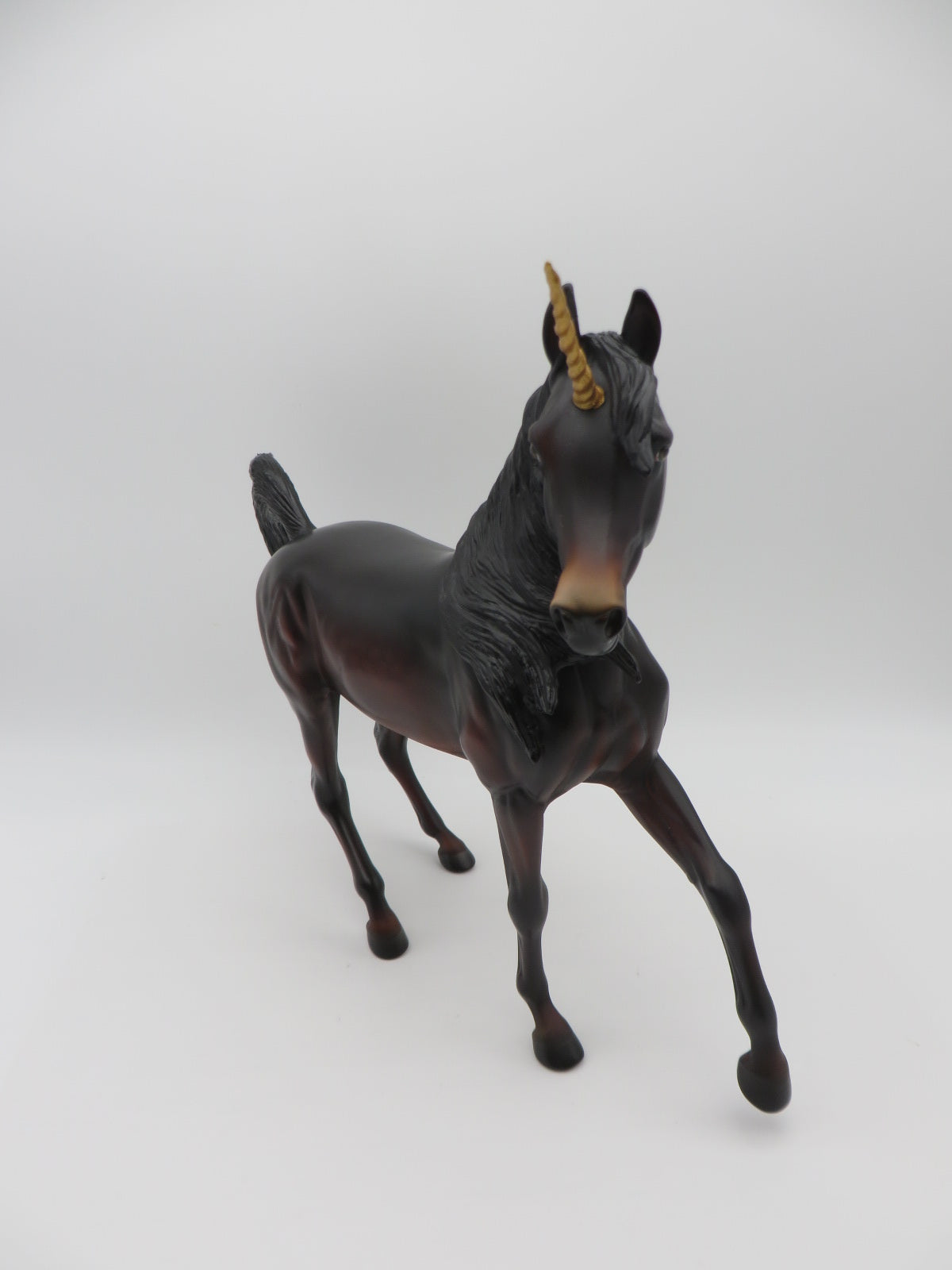 Myrrh - OOAK - Unicorn Arabian Mare By Angela Marleau- Christmas Tails 2022 - CT22