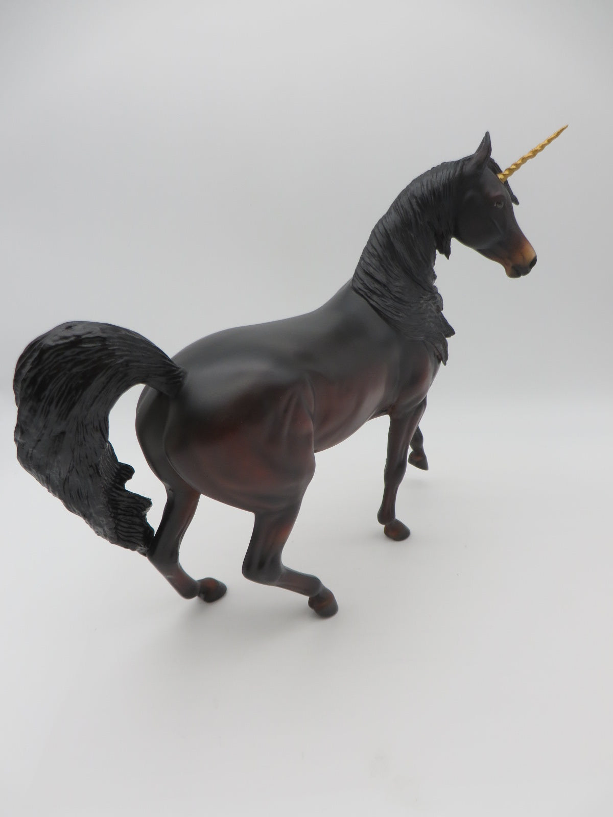 Myrrh - OOAK - Unicorn Arabian Mare By Angela Marleau- Christmas Tails 2022 - CT22