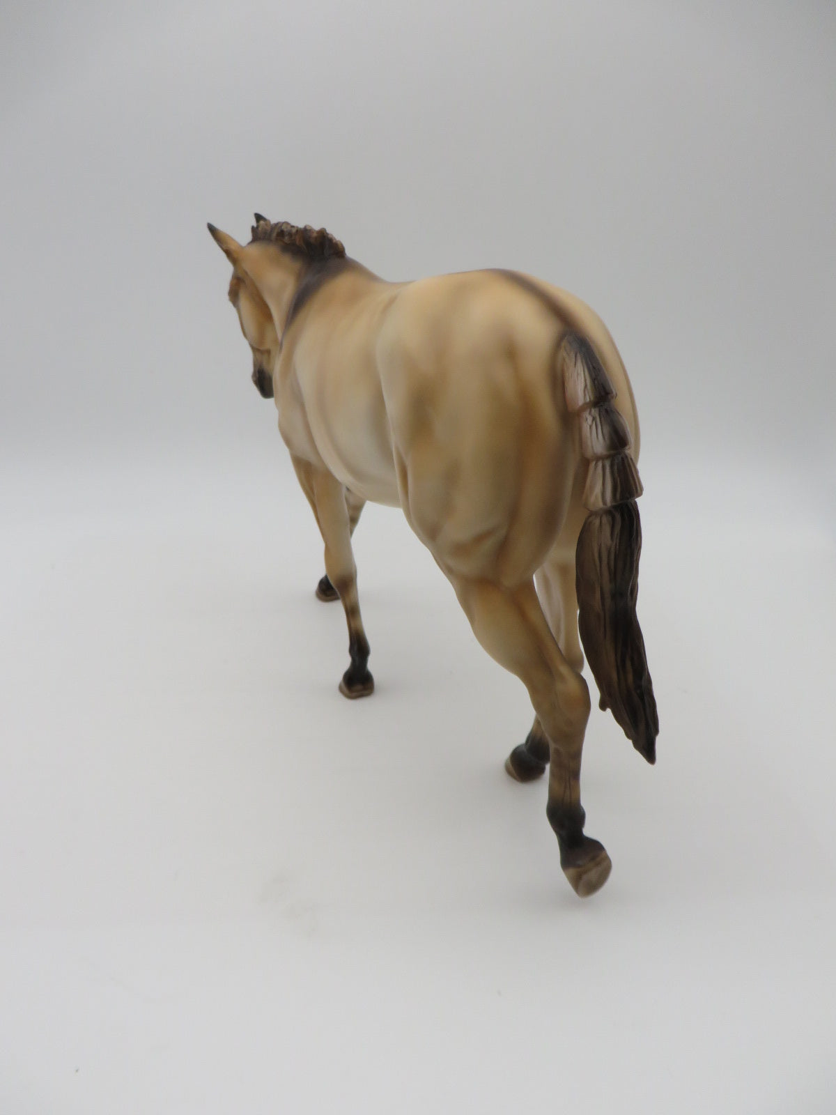 A Christmas Surprise - OOAK - Custom Dun Mule - by Donna Fredley - Christmas Tails 2022 - CT22