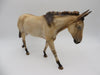 A Christmas Surprise - OOAK - Custom Dun Mule - by Donna Fredley - Christmas Tails 2022 - CT22