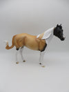Pinto Bean - OOAK - Akita Inspired Buckskin Tobiano Ideal Stock Horse By Anglea Marleau - Paws &amp; Claws 2023 - P&amp;C 23