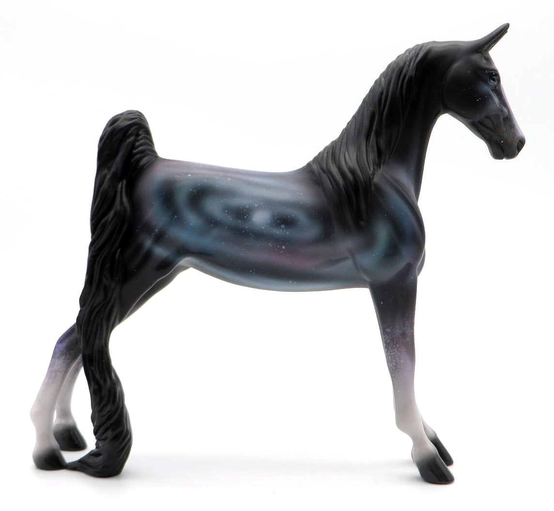 Halo's Eve OOAK Deco Saddlebred Pebbles Painted By Ellen MM 21