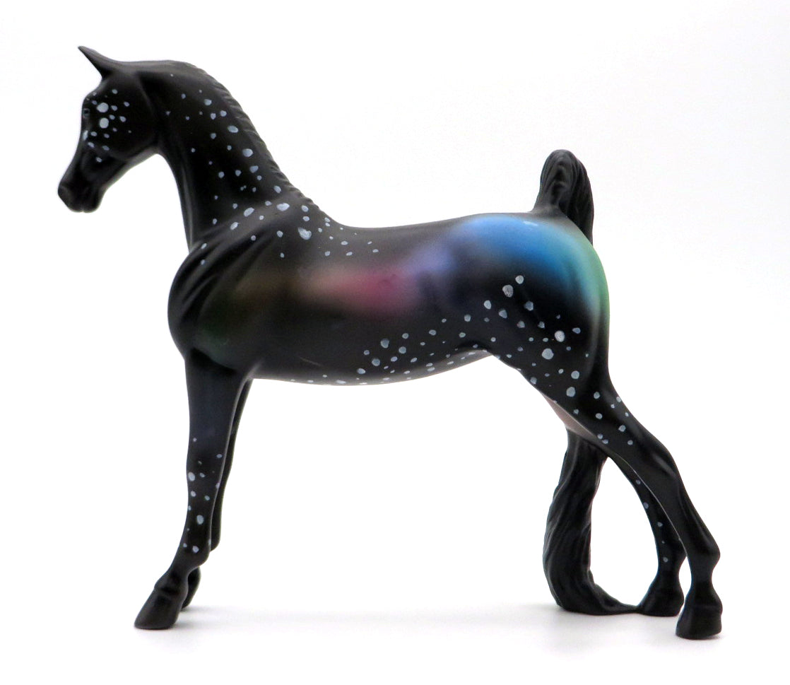 Twilight OOAK Deco Saddlebred Pebbles Painted By Ellen MM 21