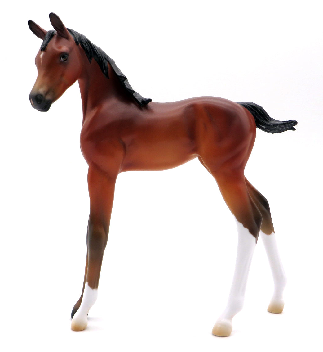 Thorn OOAK Bay Arabian Foal Painted By Ellen MM 21