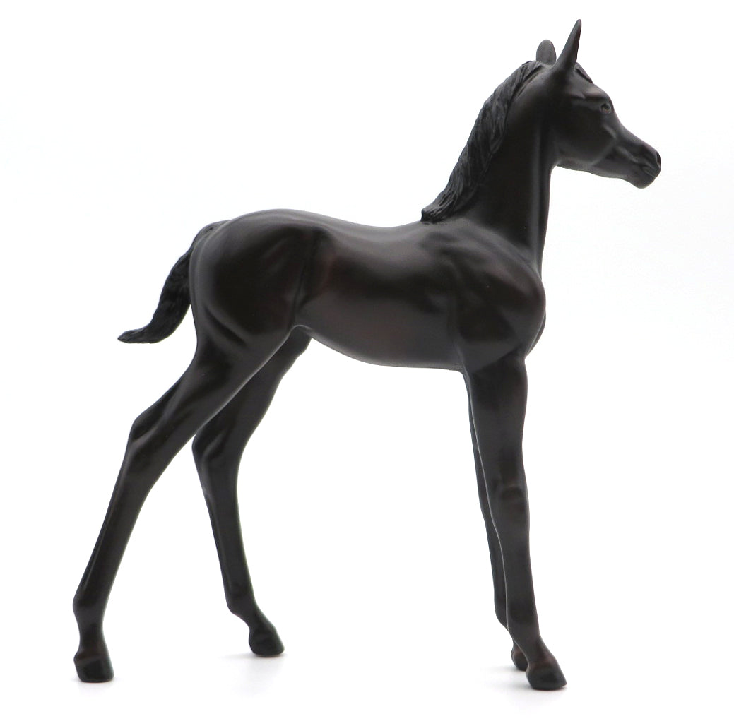 Nocturne OOAK Brown Bay Arabian Foal Painted By Ellen MM 21