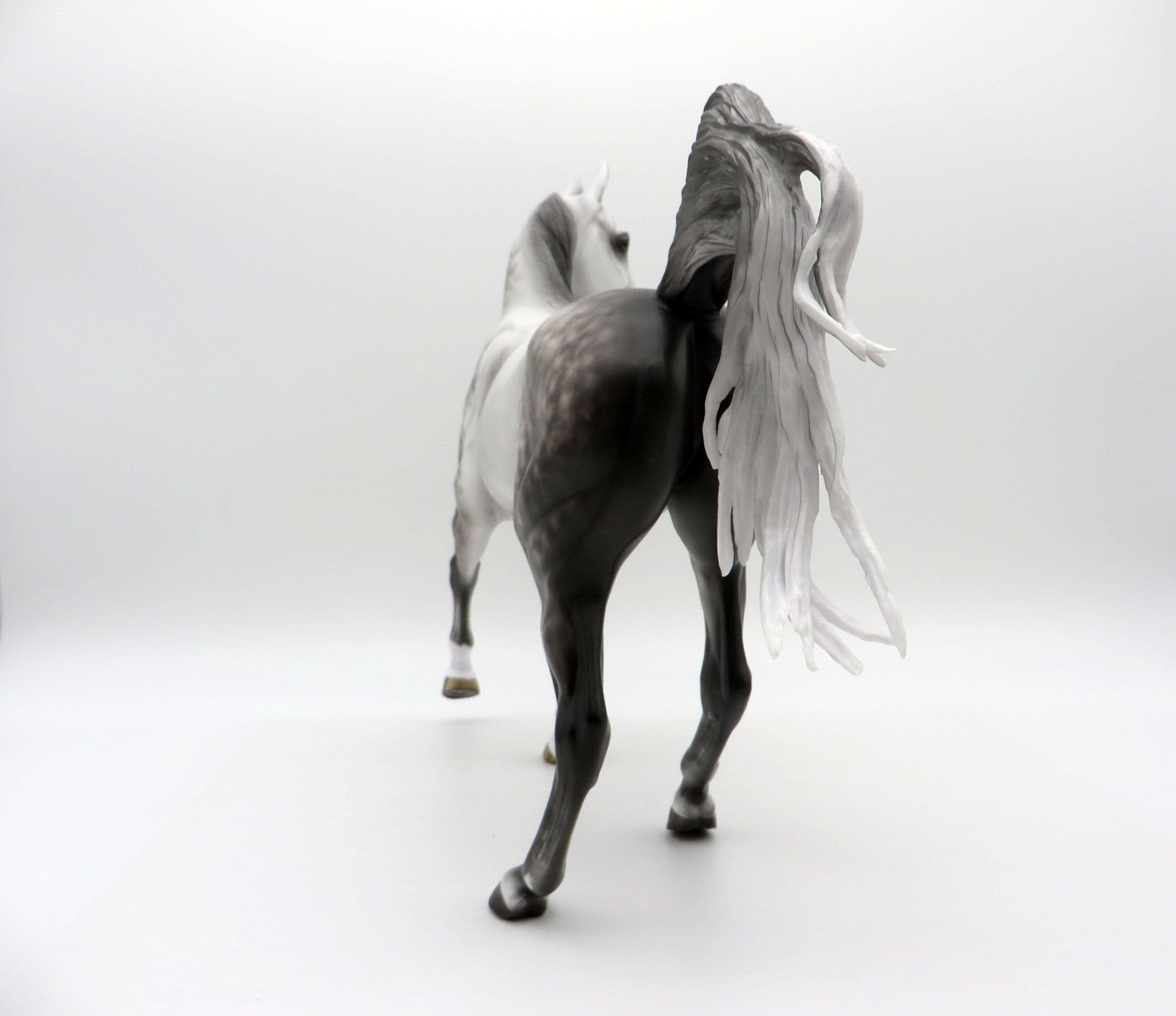 I&#39;ll Be Yours-OOAK Star Dapple Grey Arabian Mare Painted by Sheryl Leisure 8/1/21