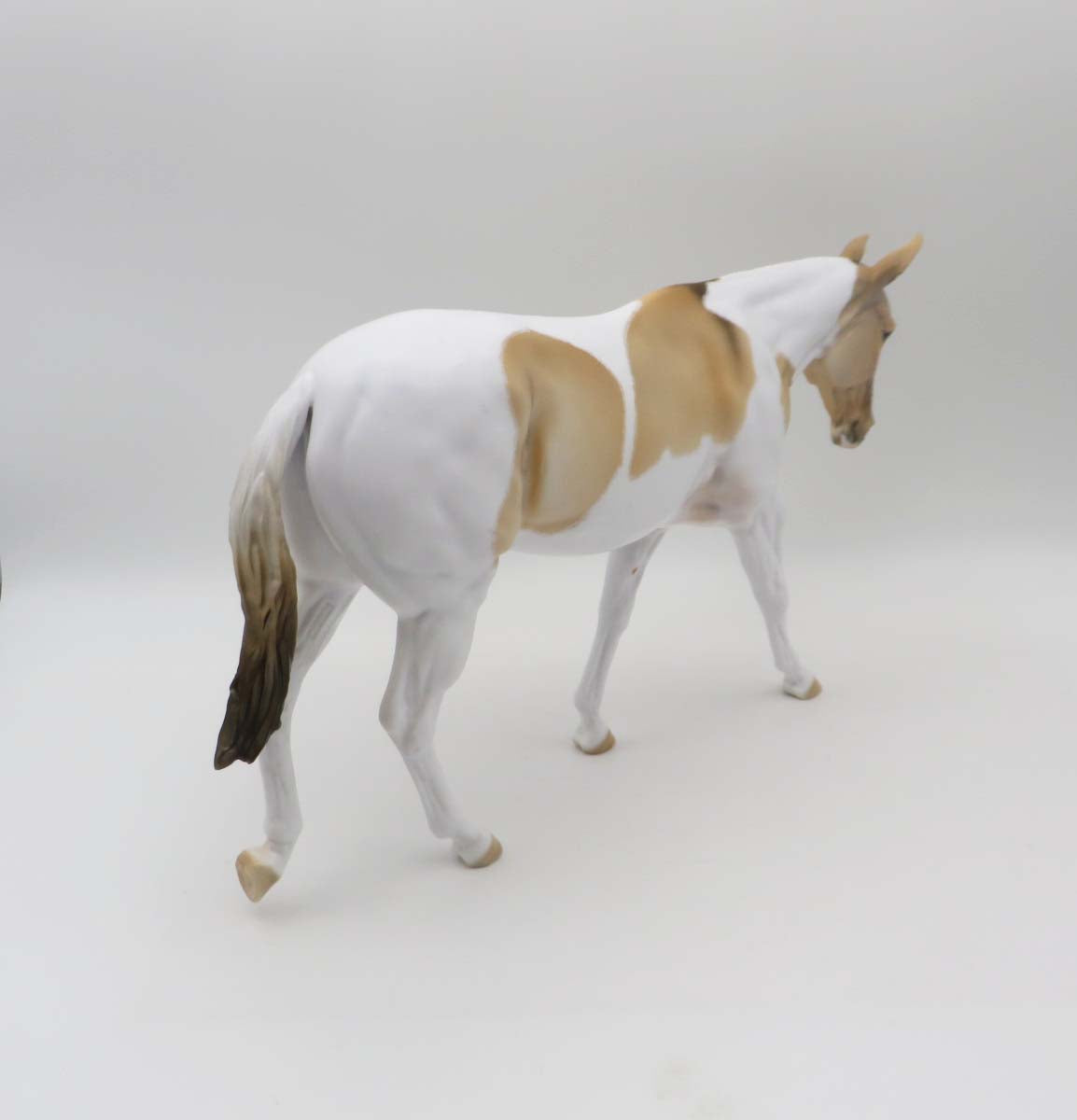 Ida Louise - OOAK - Tobiano Dun Mule By Dawn Quick - Best Offers 4/24/23