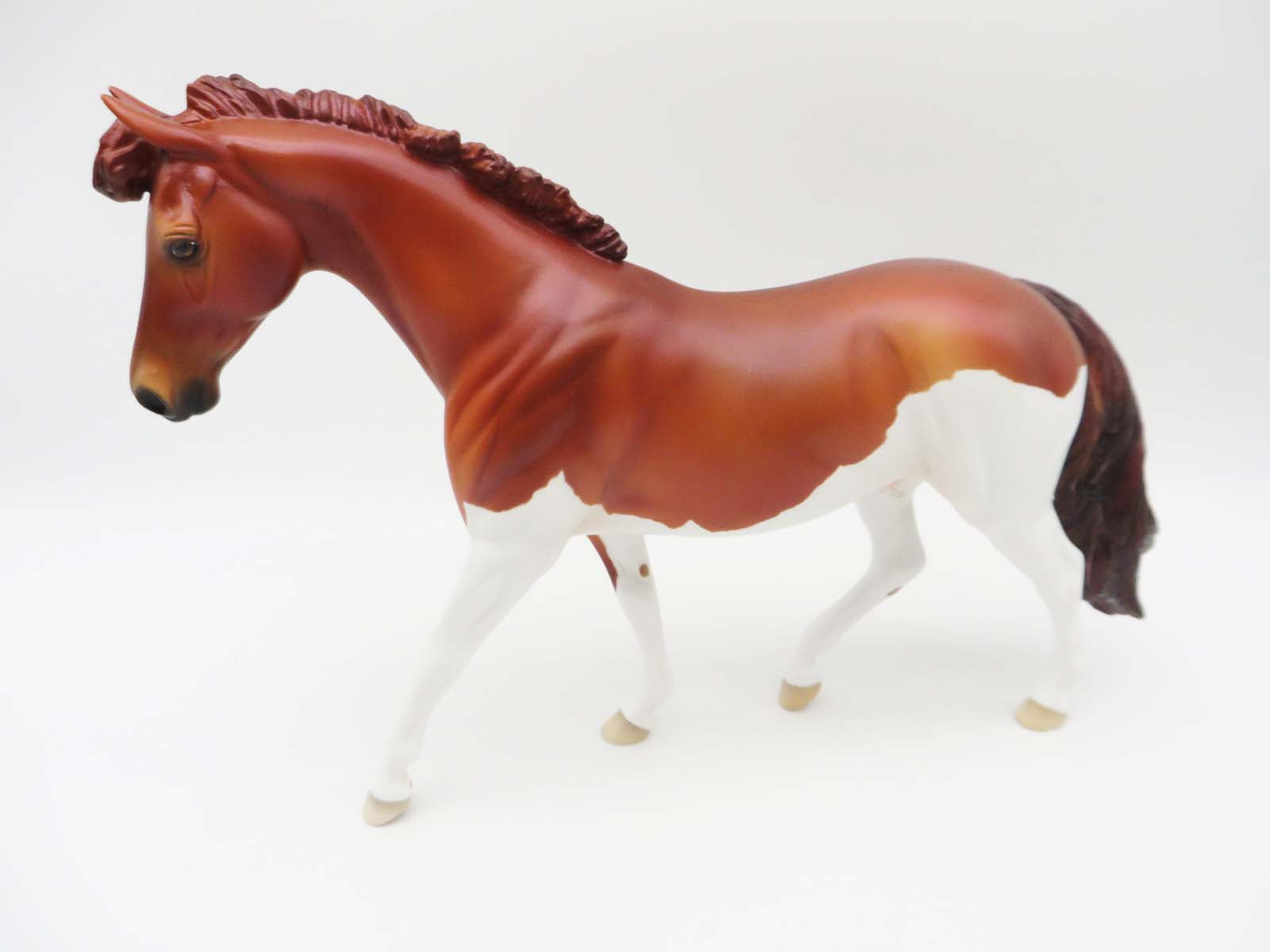 I Made A Promise  OOAK  Chestnut Splash Overo Pony By Ellen Robbins SHCF23