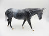 Imogene - OOAK - Dappled Dark Grey Mule By Dawn Quick - SHCF23