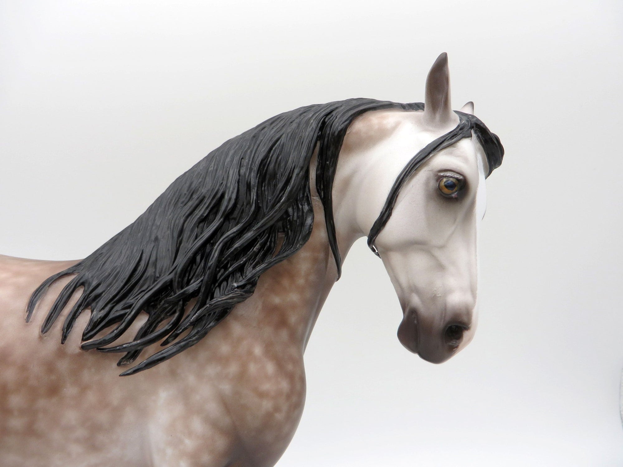 Imperial-OOAK Rose Grey Andalusian Painted by Sheryl Leisure 11/29/21