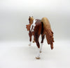 Ingmar-OOAK Chestnut Overo Foundation Quarter Horse Painted By Julie  EQ 21