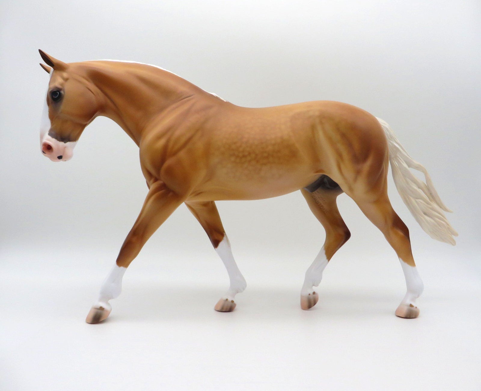 Irtysh-OOAK Dapple Palomino Irish Draft By Caroline Boydston