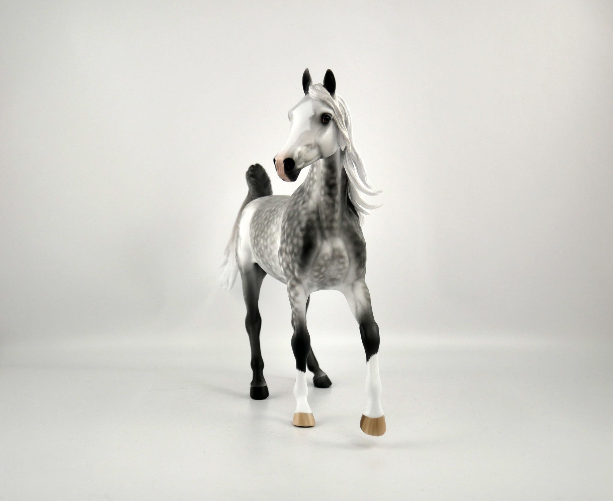 ISADORA -OOAK DAPPLE GREY ARABIAN  MARE BY SHERYL LEISURE 11/24/20