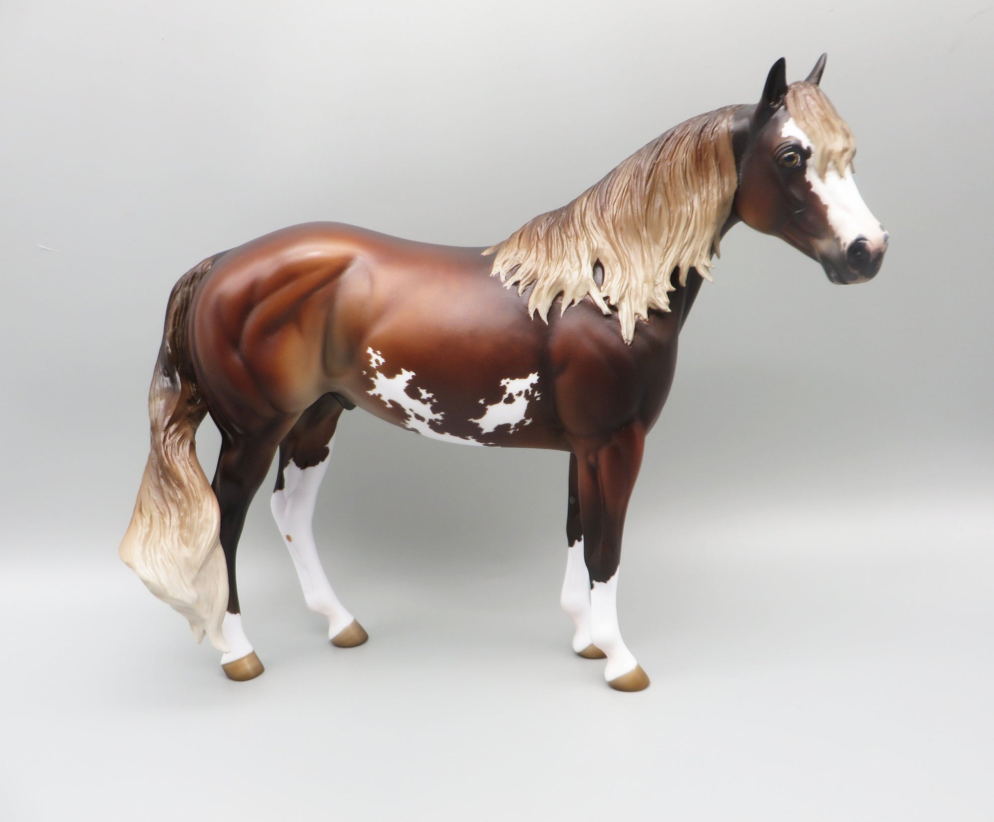 István - OOAK - Dappled Silver Bay Ideal Stock Horse By Jess Hamill - Best Offer 5/30/23