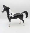 I Want To Be Him - OOAK - Custom Blue Black Tobiano Arabian Marwari By  Ellen Robbins - SHCF23