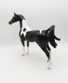 I Want To Be Him - OOAK - Custom Blue Black Tobiano Arabian Marwari By  Ellen Robbins - SHCF23