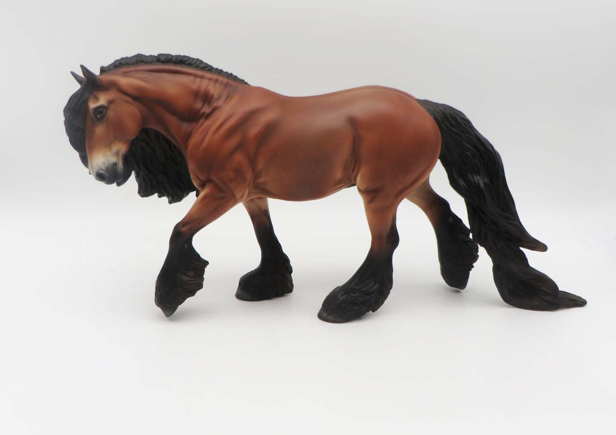 SAMPLE of Jamie - Lightly Dappled Bay Irish Cob By Jess Hamill