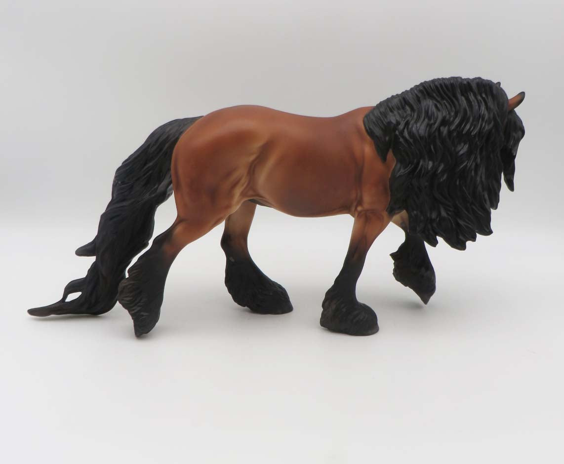 SAMPLE of Jamie - Lightly Dappled Bay Irish Cob By Jess Hamill