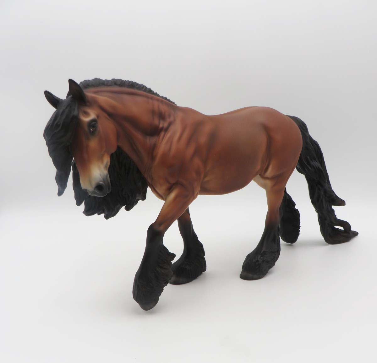 SAMPLE of Jamie - Lightly Dappled Bay Irish Cob By Jess Hamill